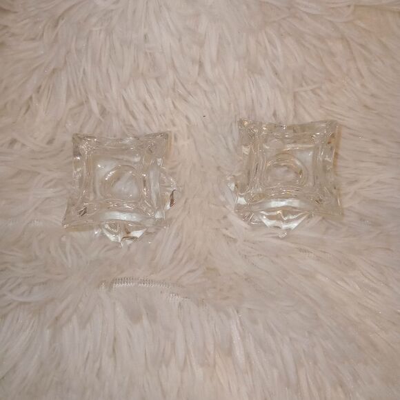 🆕💎 UNIQUE Vintage Crystal Candle Stick Holders - Picture 4 of 4